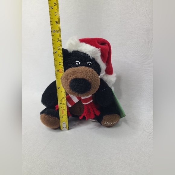 Sears Holiday Crispin 6" Plush Christmas 2010 Black Bear NEW NWT - Picture 5 of 5